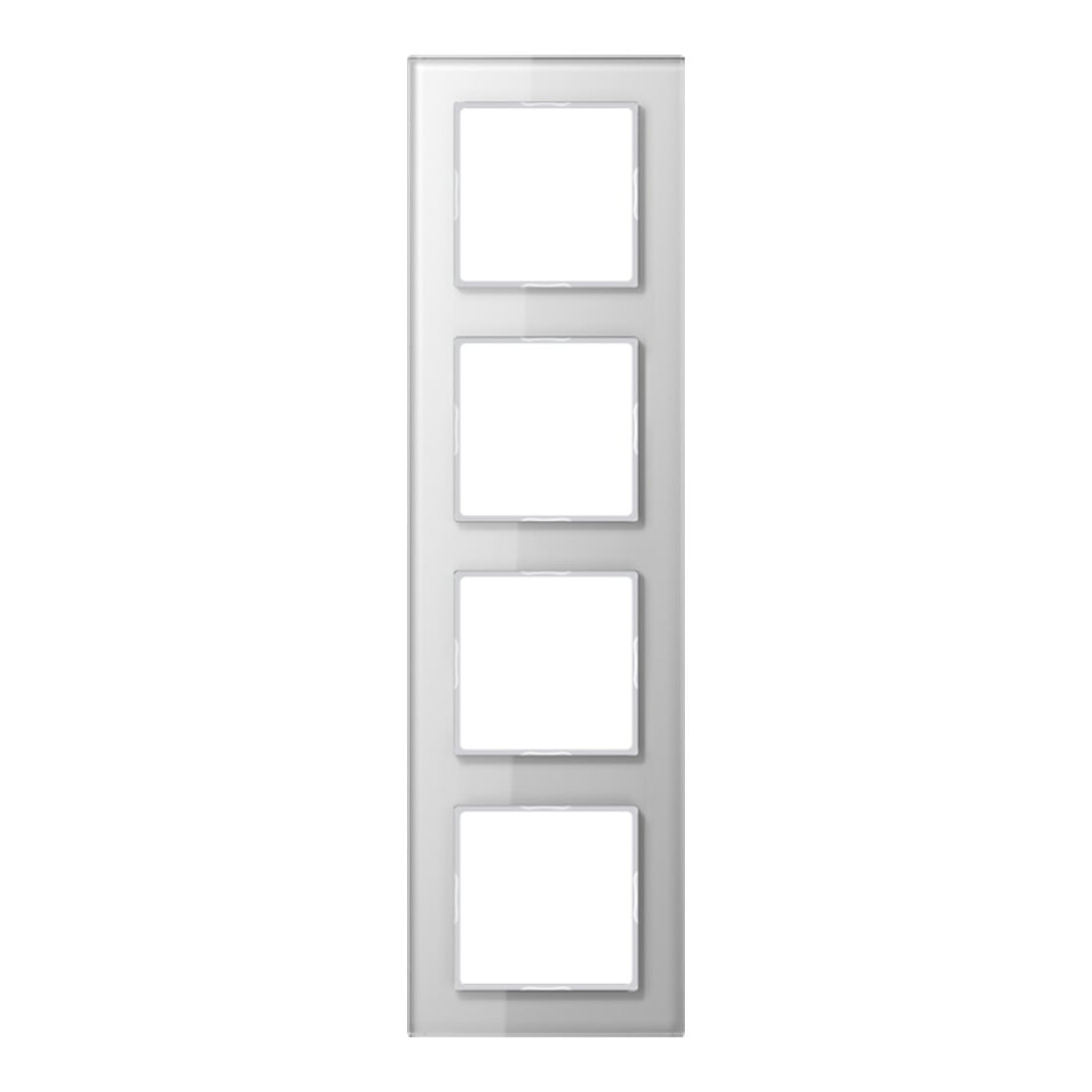 Jung Glasrahmen 4-fach aws waage/senkrecht AC 584 GL WW