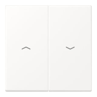 Jung Interrupteur bascule LS995PWWM blanc neige mat pour interrupteur/poussoir à volet roulant