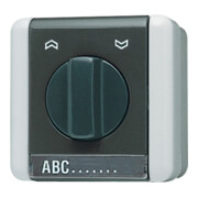 Jung Interrupteur rotatif volet roulant 10AX 250V 1 pôle 834.10 W-1