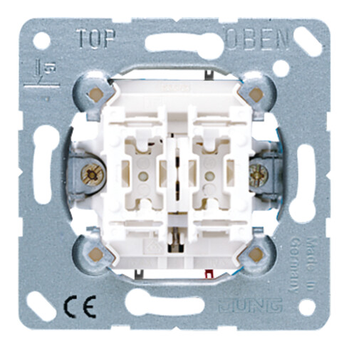 Jung Jalousie-Wippschalter 250V 10AX Taster 1-polig 539 VU
