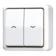 Jung Jalousie-Wippschalter aws 10AX 250V Sch.1-pol. 609 VA WW-1