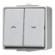 Jung Jalousie-Wippschalter ws 10AX 250V Tas.1-pol. 639 VW-1