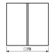 Jung Jeu de touches 2 fois aws complet LS 402 TSA WW
