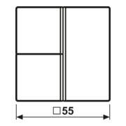 Jung Jeu de touches 3-fach aws complet A 403 TSA WW-3
