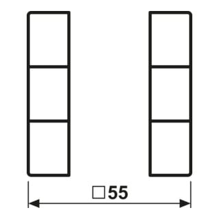 Jung Jeu de touches 3 fois complet A 503 TSA WW