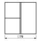 Jung Jeu de touches 3 touches aws complet LS 403 TSA WW