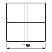 Jung Jeu de touches 4 positions aws complet A 404 TSA WW-3