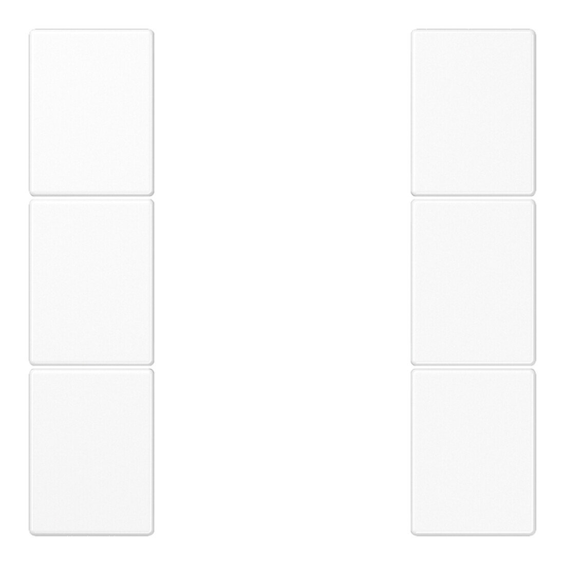 Jung Jeu de touches complet 3 modules LS 503 TSA WW