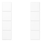 Jung Jeu de touches complet 4x LS 504 TSA WW-1