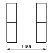 Jung Jeu de touches, double complet A 502 TSA WW-3