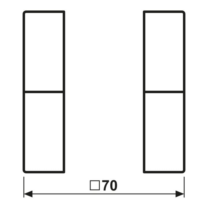 Jung Jeu de touches, double complet LS 502 TSA WW