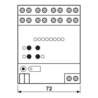 JUNG KNX Actionneur volet roulant 4 canaux AC 230V 2504 REGHER