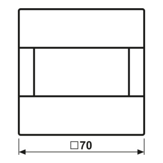 JUNG KNX-Automatikschalter LS 3181-1 graphitschwarz matt SWM