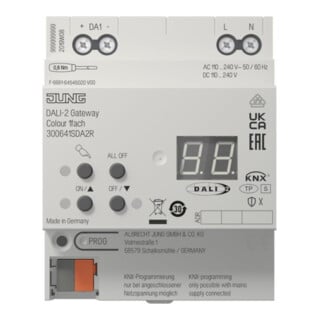 Jung KNX DALI-2 Gateway 30064 1S DA2 R Couleur 1 voie