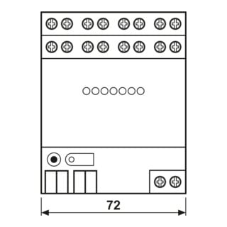 Jung KNX Entrée binaire 8 voies REG Boîtier 4TI 2128