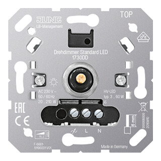 Jung LED-Drehdimmer Standard 1730 DD