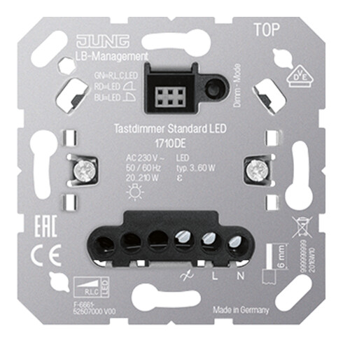 Jung LED-Tastdimmer Standard 1710 DE