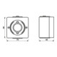 Jung Lichtsignal o.Haube E14 Gewinde 637-14 W