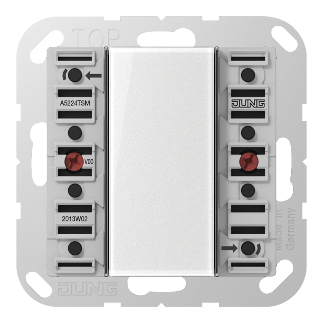 Jung Module capteur tactile 2x AC/DC24V 2-p. 4p. A 5224 TSM