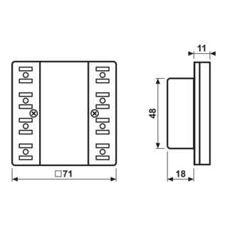 Jung Module contrôleur de pièce KNX compact 4 voies LS 5194 KRM TS D
