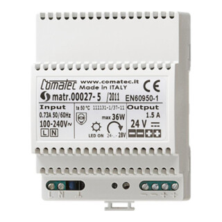 Jung Netzteil NT2415REGVDC 24V 1,5A Schraubanschluss Reiheneinbau