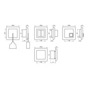 Jung Notrufset aws kompl.mit Rahmen NRS AS 0834 WW-3