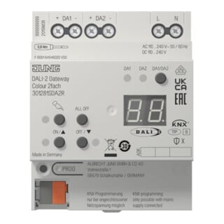Jung Passerelle KNX DALI-2 30128 1S DA2 R Couleur 2 voies