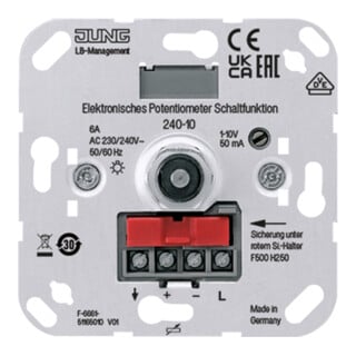 Jung Potentiomètre électrique pour EVG/transformateurs 240-10