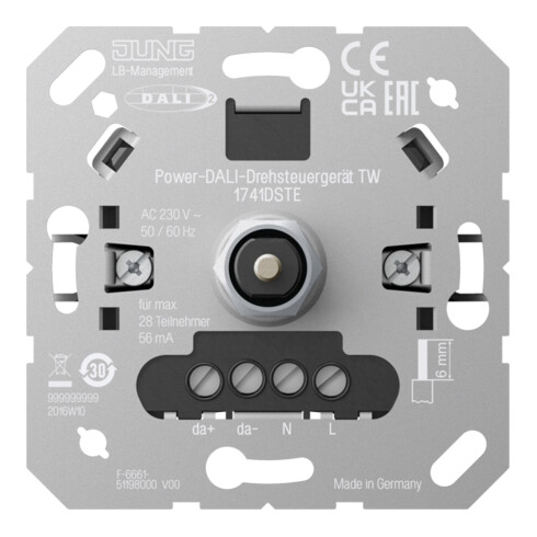 Jung Power-DALI-Drehsteuergerät TW 1741 DSTE