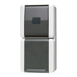Jung Prise SCHUKO 16A 250V avec bouton-poussoir 871 W