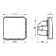 Jung Prise SCHUKO 16A 250V avec couvercle rabattable CD 1520 BFKIKL