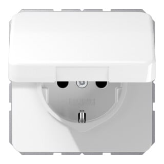 Jung Prise SCHUKO 16A 250V avec couvercle rabattable CD 1520 BFKIKL WW