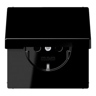 Jung Prise SCHUKO 16A 250V avec couvercle rabattable LS 1520 KL SW