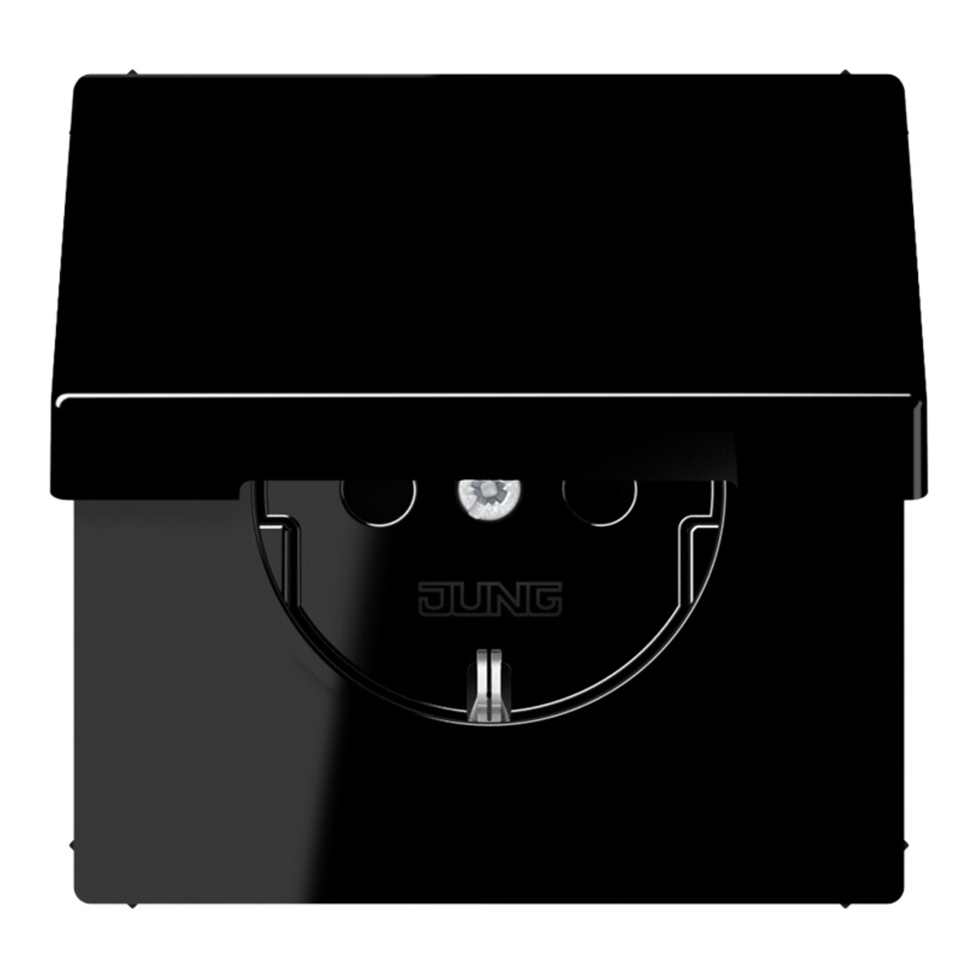Jung Prise SCHUKO 16A 250V avec couvercle rabattable LS 1520 KL SW