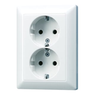 Jung Prise SCHUKO 2x 16A 250V AS 5020 U WW