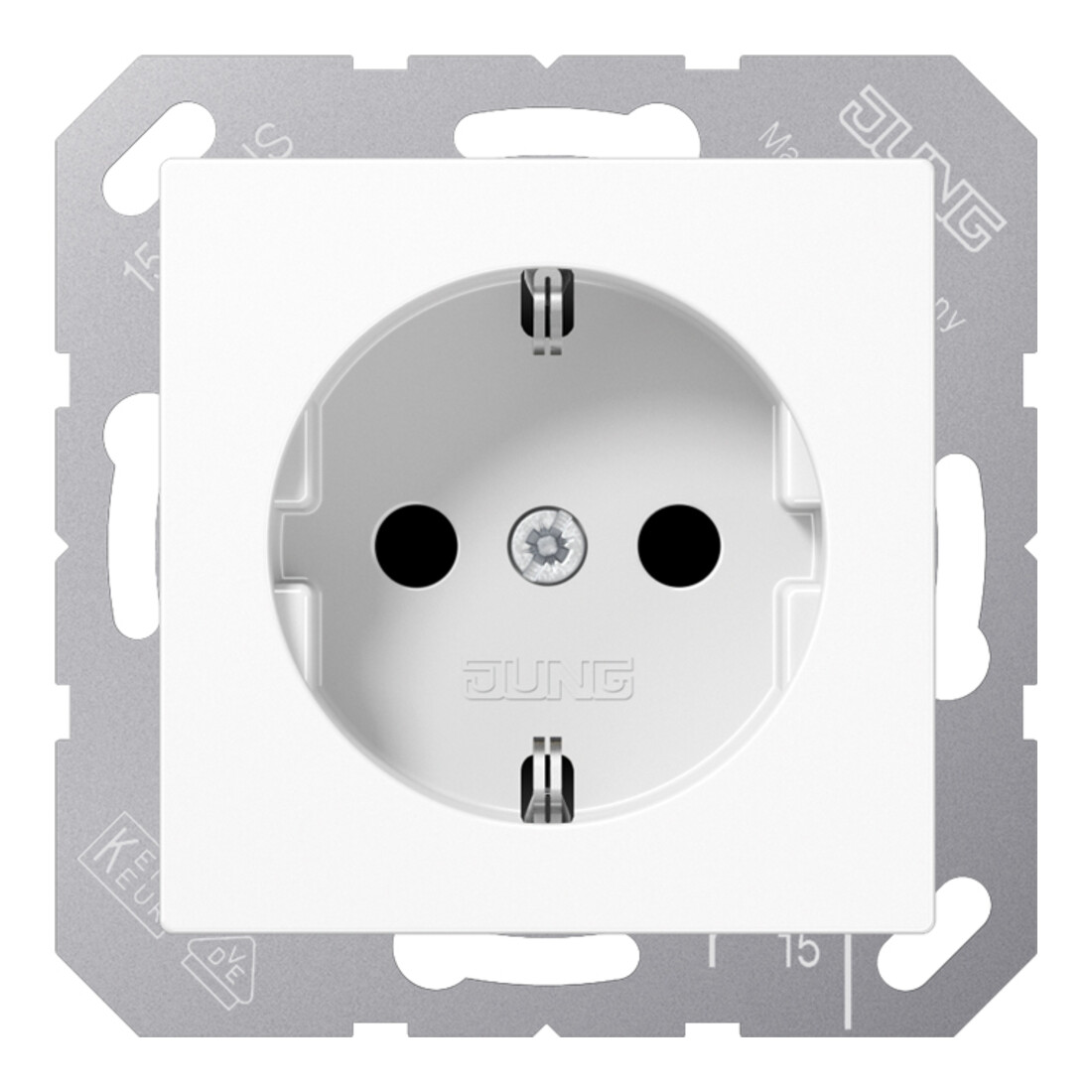 Jung Prise SCHUKO alpinblanc A 1520 BF WW