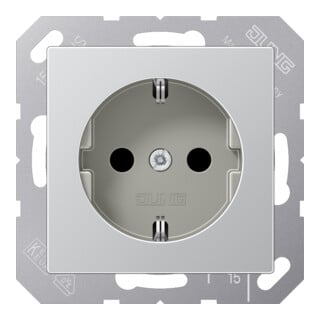 Jung Prise SCHUKO aluminium A 1520 AL
