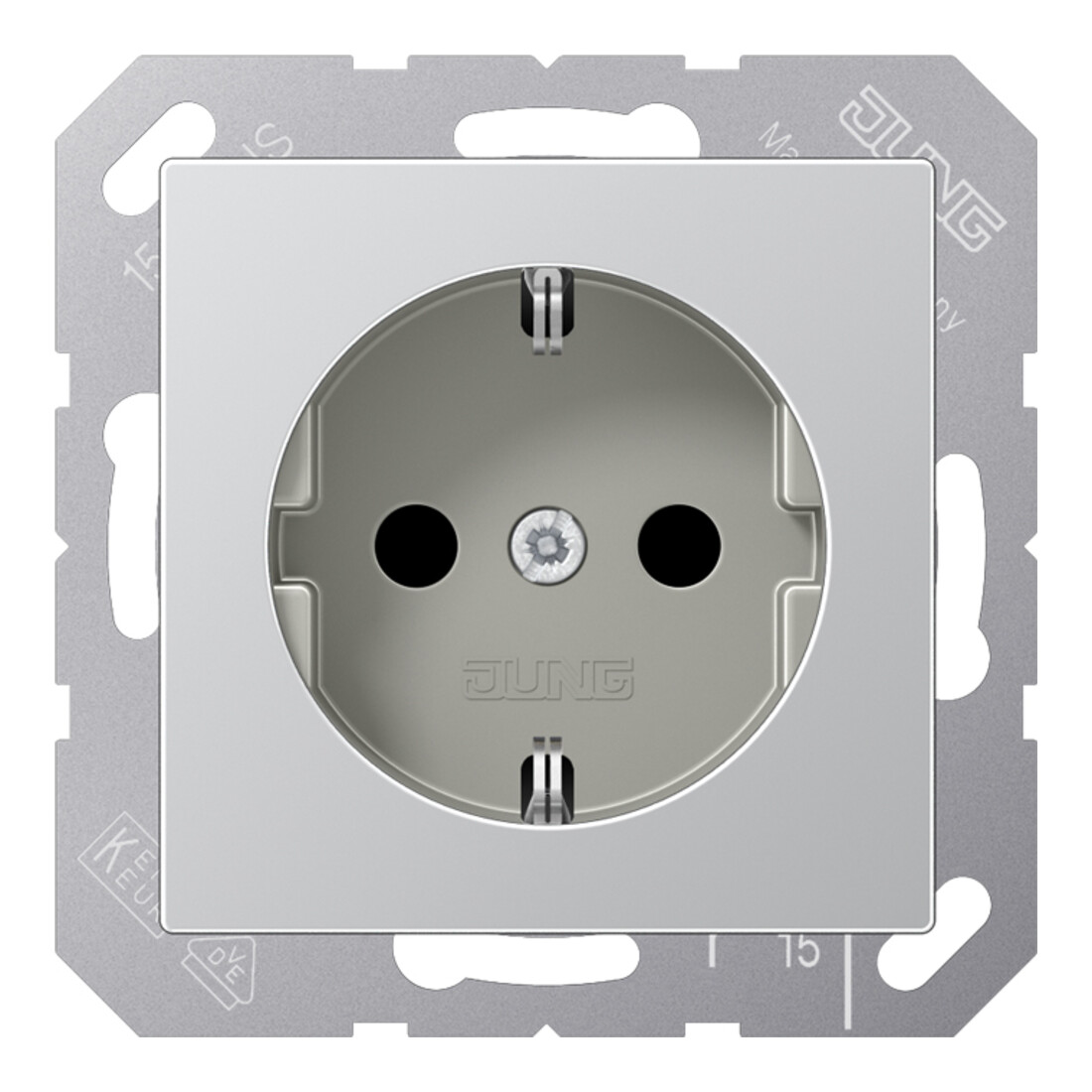 Jung Prise SCHUKO aluminium A 1520 AL