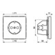 Jung Prise SCHUKO anthracite AL 1520 AN