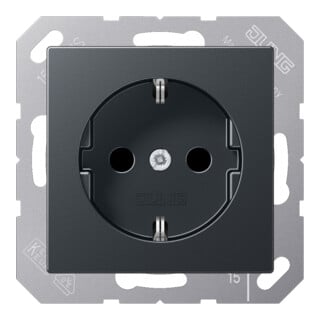 Jung Prise SCHUKO anthracite mat A 1520 BF ANM