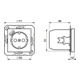 Jung Prise SCHUKO avec USB Type A A1520-18ASWM