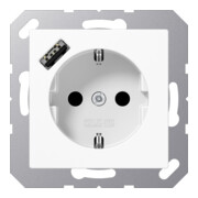 Jung Prise SCHUKO avec USB Type A A1520-18AWW-1