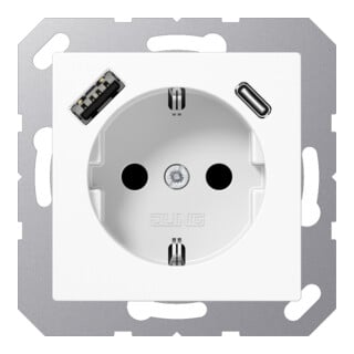 Jung Prise SCHUKO avec USB Type AC A1520-15CAWW