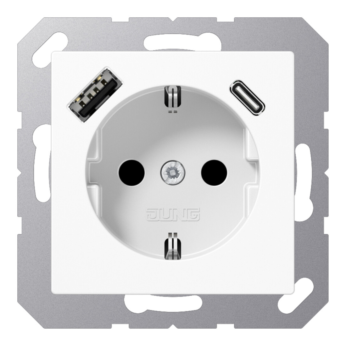 Jung Prise SCHUKO avec USB Type AC A1520-15CAWW