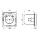 Jung Prise SCHUKO avec USB Type AC A1520-15CAWW