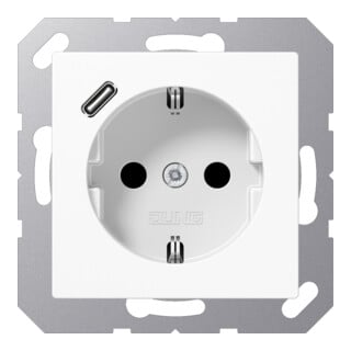 Jung Prise SCHUKO avec USB Type C A1520-18CWW