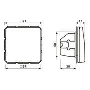 Jung Prise SCHUKO blanche CD 1520 BFKL-3