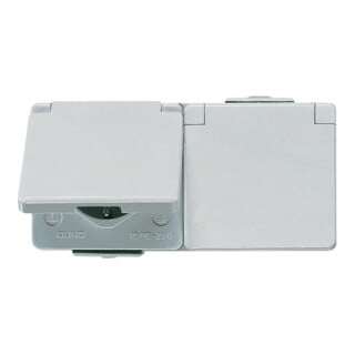 Jung Prise SCHUKO double 16A 250V horizontale 622 WW