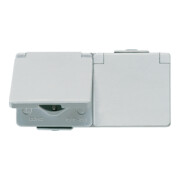 Jung Prise SCHUKO double 16A 250V horizontale 622 WW-1