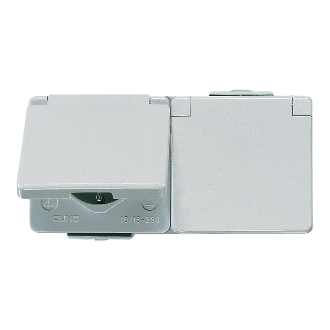 Jung Prise SCHUKO double 16A 250V horizontale 622 WW